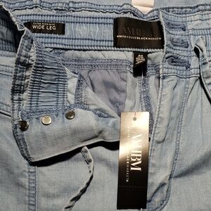 White House Black Market Denim Wide Leg Pants